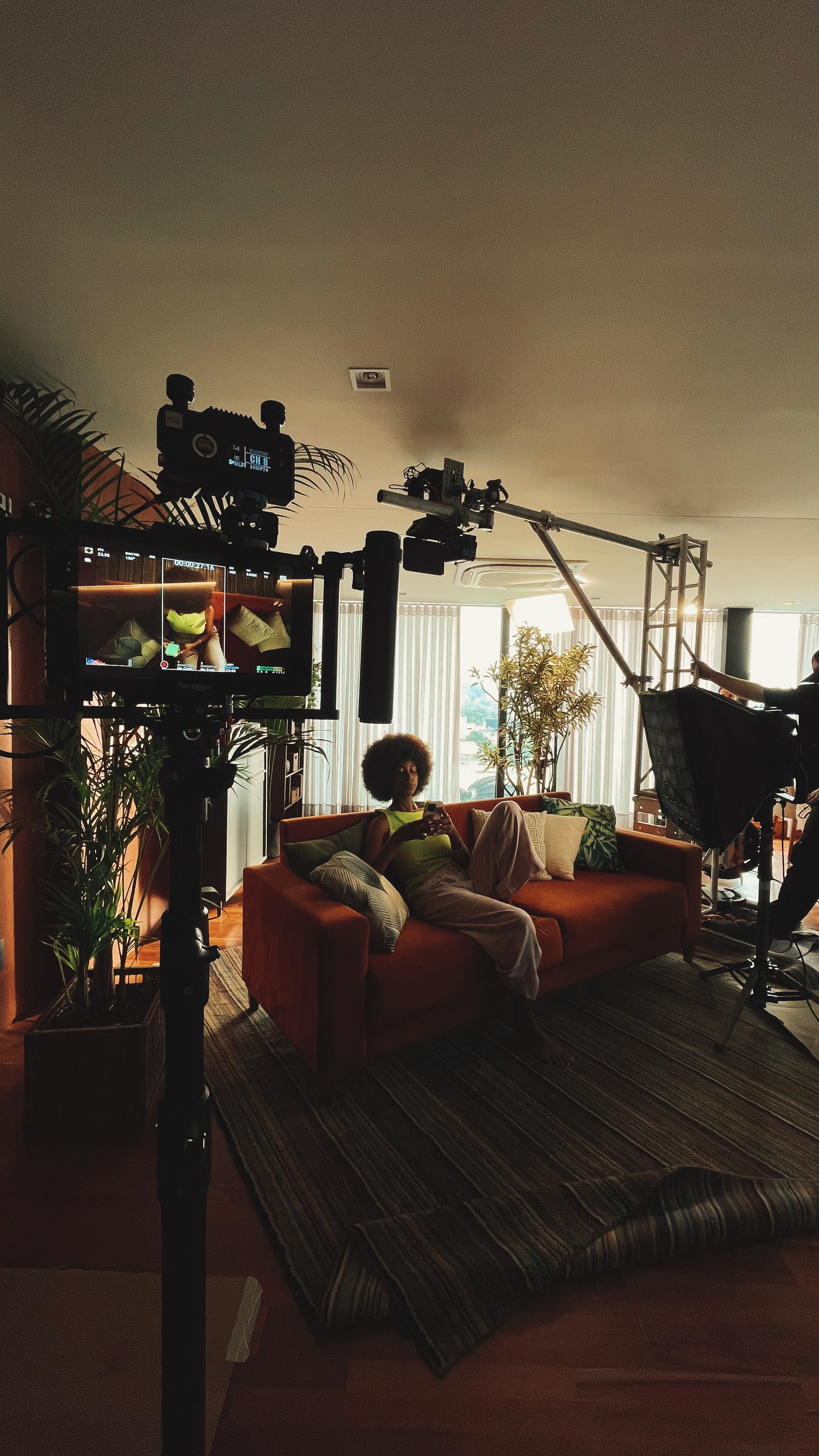 Eduardo Rosa — on set